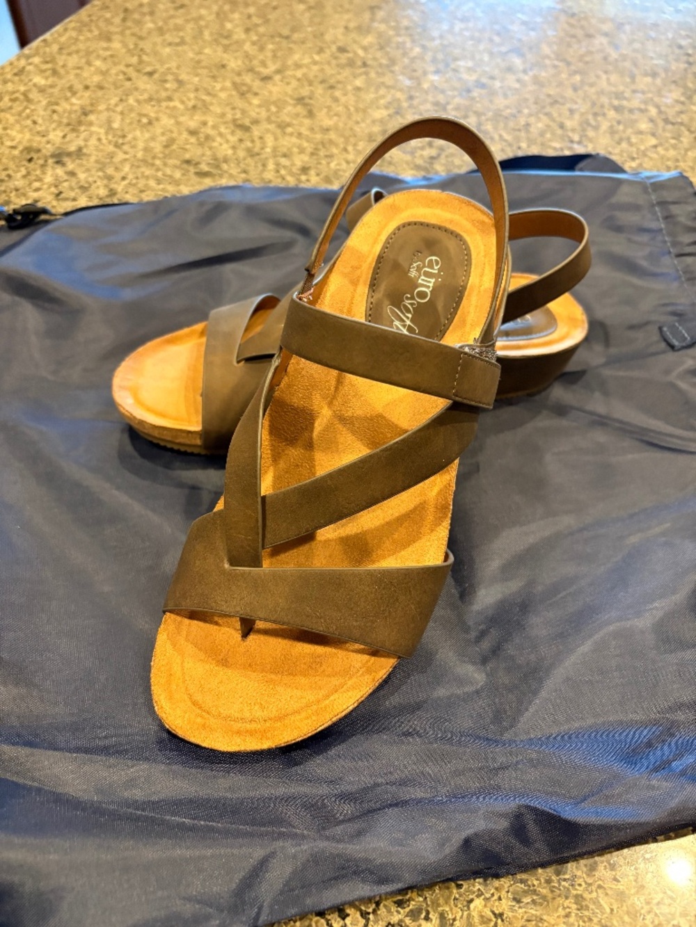 2 Pair EuroSoft Sandals